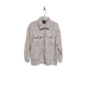 HFX Women's Long Sleeve Cozy Shacket Shirt Jacket